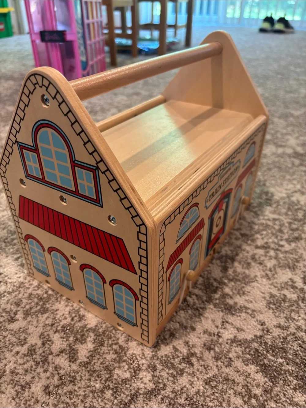Lakeshore wooden train